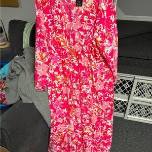 Vibrant Floral Maxi Dress